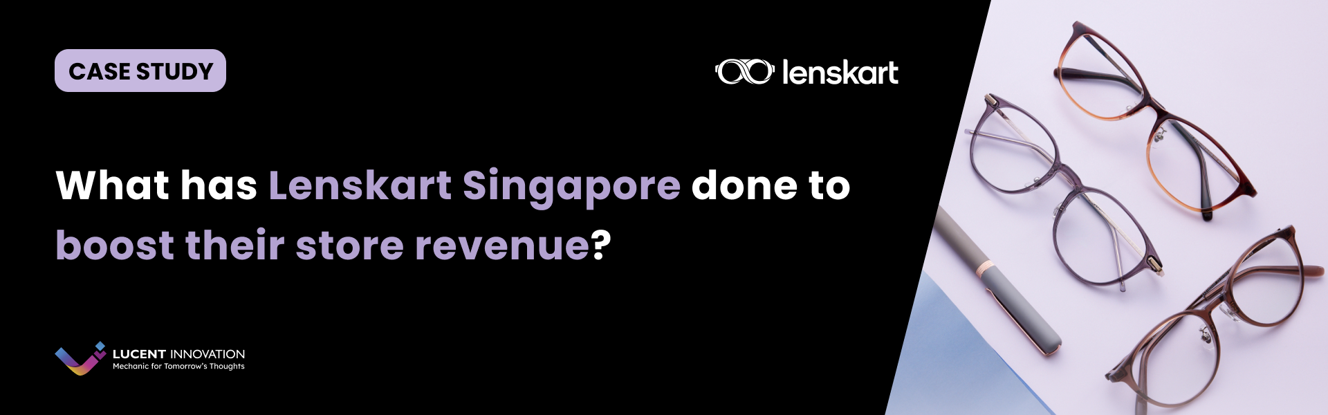 What has Lenskart Singapore done to boost their store revenue?