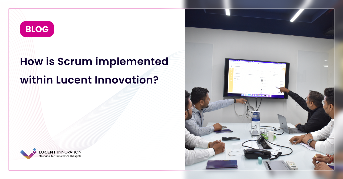 How is Scrum implemented within Lucent Innovation?