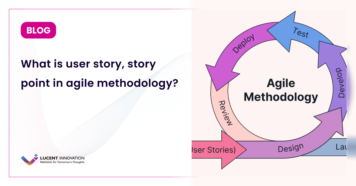 What is user story, story point in agile methodology?